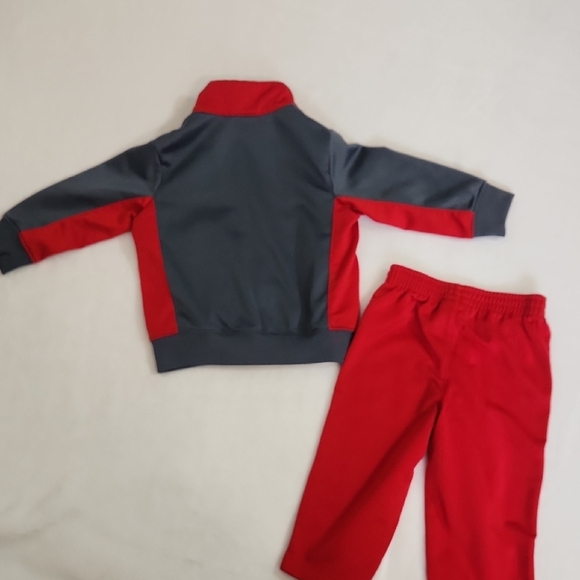 Nike Red and Gray Kids Matching Set jacket and pants size 12 month - Picture 4 of 8